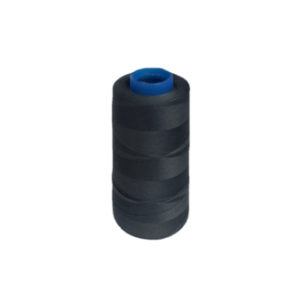 Dark grey stretch thread by cone - size 100 D/2
