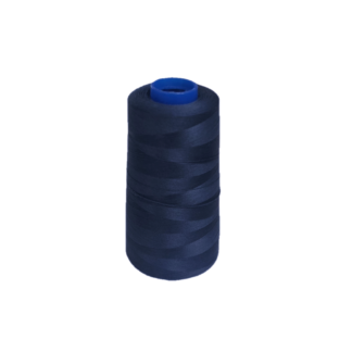 Greyish dark blue stretch thread by cone - size 100 D/2