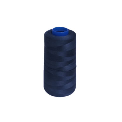 Greyish dark blue stretch thread by cone - size 100 D/2