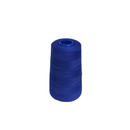 Blue stretch thread by cone - size 100 D/2