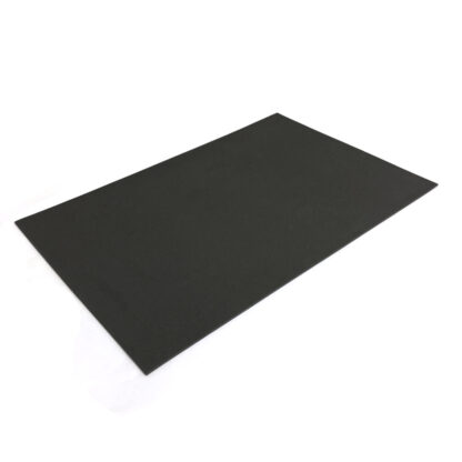 Black EVA foam sheet by piece - thickness 2 mm - size 200 x 300 mm