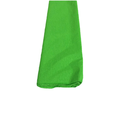 Yellowish green crepe paper - size 50 х 200 cm