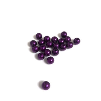 Pearly round light purple loose beads - diametre 8 mm - weight 50 g