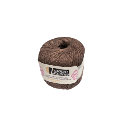 Brown crochet cotton thread - weight 50 g