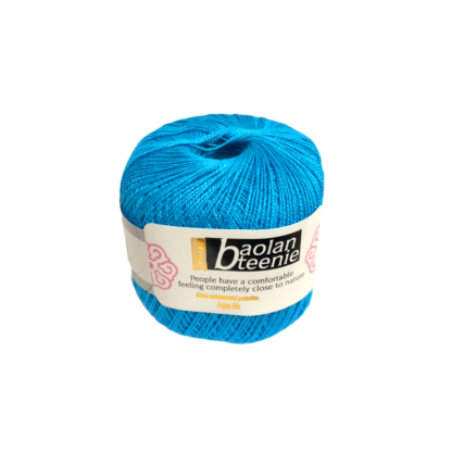 Greenish blue crochet cotton thread - weight 50 g