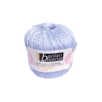 Light blue crochet cotton thread - 50 g