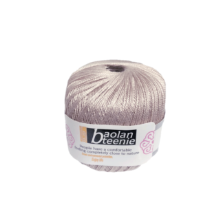 Reddish light grey crochet cotton thread - weight 50 g