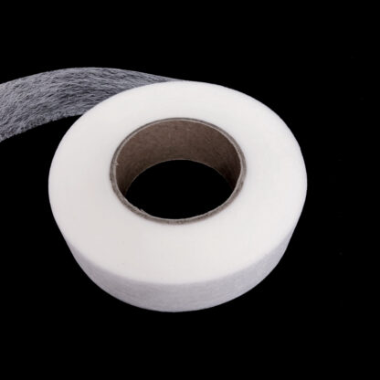 Iron-on double-sided white adhesive hemming tape - width 30 mm
