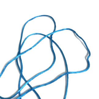 Light blue polyester cord - diametre 2.5 mm
