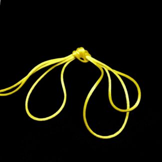 Yellow polyester cord - diametre 2.5 mm