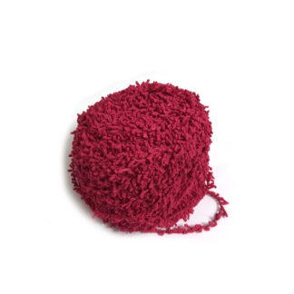Red fringe yarn - width 10 mm - weight 100 g