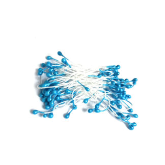 Greenish light blue flower stamens - length 65 mm - weight 5 g