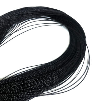Shiny black thread - diametre 0.8 mm