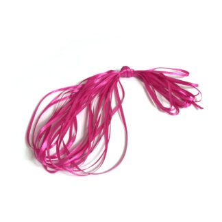 Pink satin ribbon - width 4 mm - length 10 metres