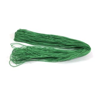 Yellowish light green waxed cotton cord - diametre 1 mm
