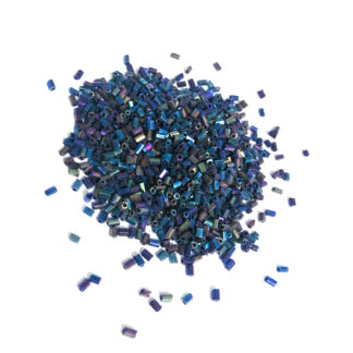 Iridescent seed beads - size 2 mm - weight 7 g
