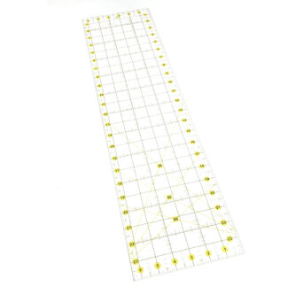 Rectangular quilt ruler - size 6 x 24 inches (15 x 60 cm)