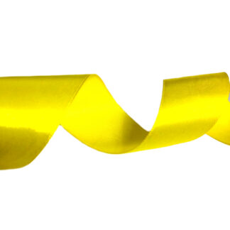 Yellow satin ribbon by metre - width 40 mm