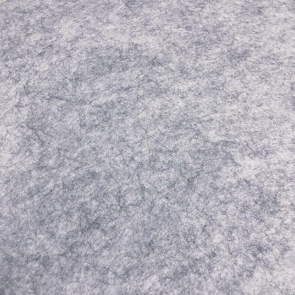 Hard non-woven light grey polyester felt by piece - size 500 x 500 x 2 mm